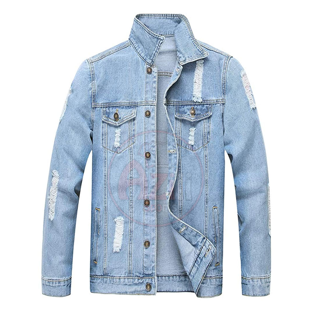 Stretch Jeans Primark Oversized Ripped Denim Jacket New Mens