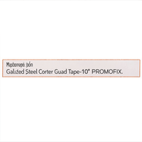 Cinta Protectora de Esquinas de Acero Galvanizado - 10" PROMOFIX