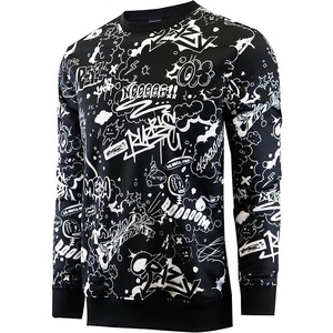 Meilleure vente Sweat-shirt élégant à manches longues, col rond, épaule et pente imprimé, confortable, grande taille pour hommes du Bangladesh - Product Image 1