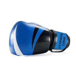 Guantes de Boxeo Transpirables de Cuero Genuino y Poliéster en Oferta, con Impresión de Logotipo Personalizado y Cierre de Cordones para Entrenamiento al Aire Libre - Product Image 4