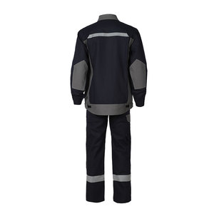 Combinaison de travail pour homme en polyester à manches longues, résistante, de sécurité, imperméable, respirante, ignifuge, réfléchissante et haute visibilité - Product Image 6