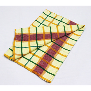 ผ้าเช็ดครัวลายตารางย้อมเส้นด้ายจากอินเดีย สำหรับใช้ในครัว - Product Image 6