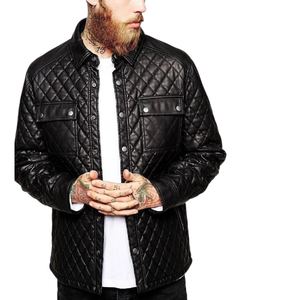 Chaqueta de Motociclista de Cuero Personalizada para Hombre, Hecha para Motociclistas que Buscan Protección, Comodidad y un Estilo Moderno y Elegante - Product Image 1