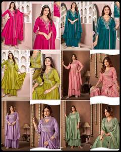 Ropa de fiesta nupcial de diseñador paquistaní indio última tela de seda exclusiva Ropa Étnica colección nupcial colección Premium - Product Image 1