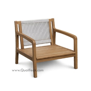 Ensemble de salon d'extérieur contemporain Fuego Teak, imperméable et lavable, pour villa et hôtel - Product Image 6