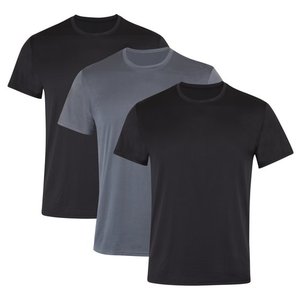 Camiseta de cuello redondo para hombre y mujer, Camiseta de algodón de alta calidad, camisetas de manga corta de Color sólido, ropa transpirable en blanco y negro, camisetas para parejas - Product Image 1
