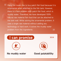 YEE Vente en Gros d'Aliments pour Poissons Riches en Protéines, Nourriture Naturelle Lyophilisée pour Poissons à Base de Vers de Vase