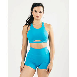 Lightweight Comfortable Breathable Quick Dry Sweat-Wicking Four-Way Stretch Shockproof Front Logo High Elastic Medium <b>Sports</b> <b>Bra</b> - Product Image 5