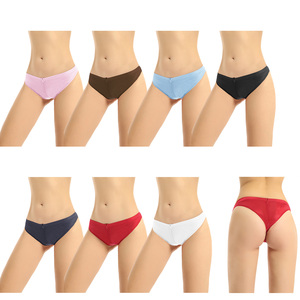 Intimo Sexy Trasparente Senza Cuciture per <span class=keywords><strong>Donna</strong></span>, Perizoma a Vita Bassa Senza Cavallo - Product Image 1