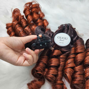 Vente chaude SDD 12A vendeurs de cheveux vietnamiens alignés sur les cuticules brutes perruques de cheveux humains de couleur ombrée bouclés rebondissants - Product Image 3