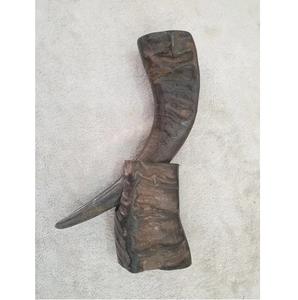 Cuerno natural de estilo vikingo, adorno para el hogar económico con soporte para hidromiel o cerveza, estilo Animal decorativo - Product Image 4