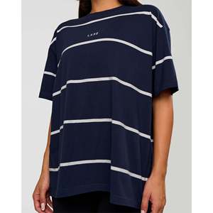 Camiseta de Rayas Extra Grande para Mujer, Camisa Casual de Algodón Suave y Flexible - Product Image 5