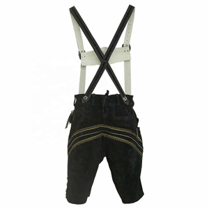 Pantalones cortos bávaros de cuero Oktoberfest Lederhosen tradicional alemán - Product Image 5