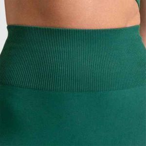 OEM al por mayor de las mujeres suaves transpirables sin costuras gimnasio Leggings último diseño sólido patrón Yoga pantalón Venta caliente - Product Image 5