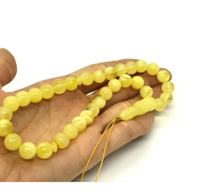 Cuentas de oración Tasbih de resina musulmana pintadas a mano ecológicas de calidad superior Misbaha islámico 33 cuentas decoración del hogar - Product Image 4