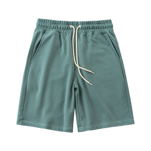 Pantalones cortos de gimnasio de talla grande personalizados para hombre, ropa de calle, pantalones cortos de malla lavados con estampado Sunfaded - Product Image 5
