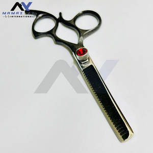 Ciseaux à effiler les cheveux élégants personnalisés, marque OEM, ciseaux professionnels de haute qualité, ciseaux professionnels pour salon de coiffure - Product Image 3