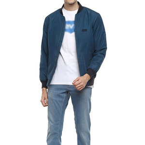 Veste bomber pour homme respirante à séchage rapide en gros avec col montant Logo avant 100% polyester Veste d'hiver pour vente en ligne - Product Image 3