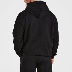Sudadera con capucha de lana de invierno para hombre, jersey de gran tamaño liso en blanco al por mayor, logotipo personalizado informal, nuevo diseño para hombre, Otoño e Invierno 2025 - Product Image 3