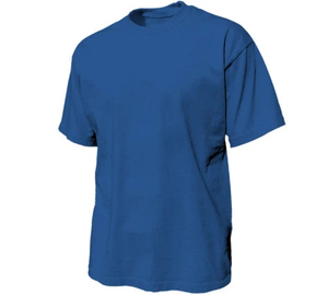 สีน้ำเงินรอยัลพรีเมียมสำหรับเสื้อเชิ้ตแขนสั้น คอริบบ์ ผ้าถักเนื้อเรียบ ผ้าฝ้าย ระบายอากาศได้ดี ทรงปกติ สำหรับใส่เป็นทางการ - Product Image 3