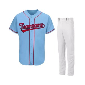 Uniforme de baseball à sublimation pour homme imprimé graphique léger respirant séchage rapide évacuation de l'humidité dernière tendance - Product Image 1