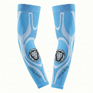 Manchons de compression tactiques personnalisés pour le sport, couleur de marque, design unique, respirants, protection UV, pour le basketball, la course à pied, le bras et le coude. - Product Image 2