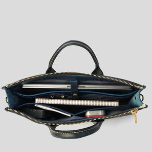 กระเป๋าเอกสารหนังแท้สไตล์วินเทจสำหรับผู้ชาย ดีไซน์หรูหรา เหมาะสำหรับใส่แล็ปท็อป ใช้ได้ทั้งทำงานและธุรกิจ - Product Image 5