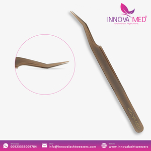 Meilleure vente Dernières pinces à cils pour extension de cils Pince à épiler droite incurvée INNOVAMED INSTRUMENTS - Product Image 6