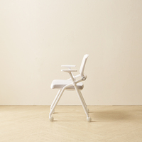 Focus Chair Office Home Gaming chaise de barbier chaise en plastique couleurs noir et blanc chaise d'ordinateur
