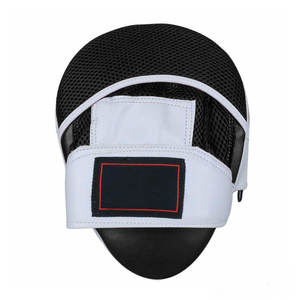 Black-White Custom Made Punching Mitts Kickboxing Thai Boxing Pads Training Focus Punch Mitts Made By-America - Product Image 4