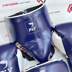 Protège-entrejambe professionnel en cuir véritable pour MMA et boxe, personnalisable, pour la protection du pénis et des testicules lors du kickboxing et de la boxe - Product Image 2