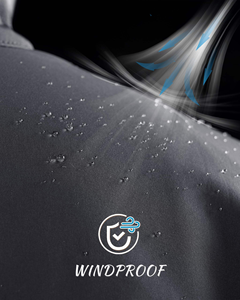 Chaqueta Impermeable Unisex de 10000 mm, Cortavientos, Ligera, con Capucha, Plegable, para Exteriores, con Características Reflectantes y Térmicas - Product Image 4