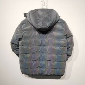 Chaqueta Bomber Acolchada Reflectante de Alta Calidad para Hombre, Chaqueta de Invierno Cálida con Capucha, Resistente al Viento, Ecológica, Forrada de Lana - Product Image 5