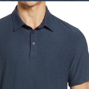 Camiseta de Manga Corta para Hombre de Lona Sólida de Alta Calidad al por Mayor, 100% Algodón, Transpirable, Tallas Grandes, Ropa Casual Personalizable - Product Image 3