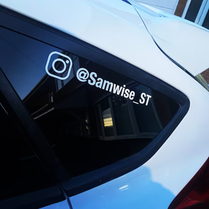 Autocollant de <span class=keywords><strong>pare</strong></span>-chocs en vinyle pour fenêtre de voiture personnalisé avec son propre texte citation nouveauté lettre décalcomanie - Product Image 2