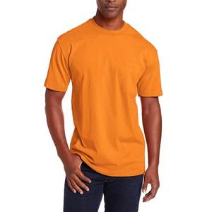 100% algodón pesado camiseta verano color sólido 230 G hombres blanco casual todo-fósforo cuello redondo otoño hombro manga corta - Product Image 1