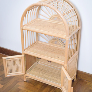 Best Seller 2024 Boho Rattan Nursery Decor Rattan Sunrise <b>Shelf</b> Natural Rattan Kid <b>Shelf</b> <b>for</b> Kid Handmade Hold Item - Product Image 6