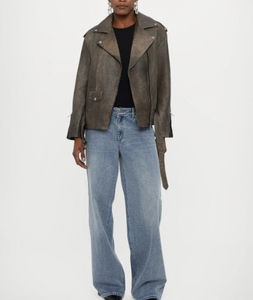 OEM mejores chaquetas de invierno de las mujeres delgadas de cuero personalizado último diseño chaqueta de cuero genuino Mujer - Product Image 3