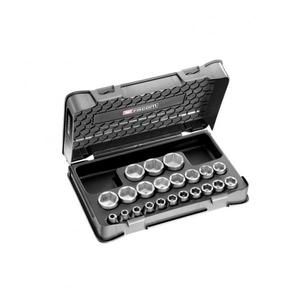 ชุดซ็อกเก็ตเฟคอม 1/2'' เมตริก 6 จุด ชุด 22 ชิ้น - Product Image 1