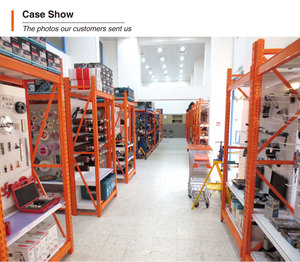 Sistema de estanterías de acero de alta resistencia para almacenamiento industrial en almacenes, estanterías de paletas de acero de múltiples niveles para supermercados - Product Image 3