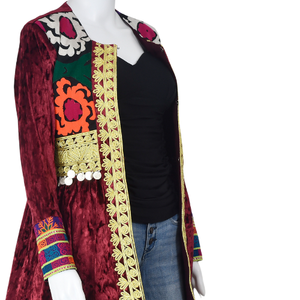 Prix de gros Nouvelle mode Vêtements d'extérieur pour femmes Respirant Grande taille Long style afghan Broderie à la main Gilets - Product Image 2