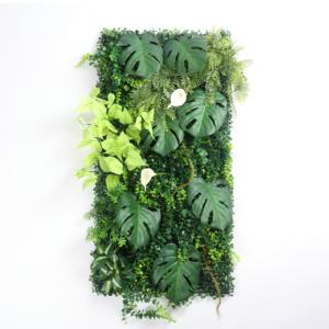 Panel dinding hutan hiperrealistis LONGSTAR dengan bunga bel merah muda dan daun berpola - Product Image 5