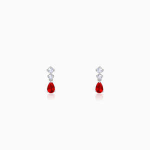 Pendientes colgantes de moda de plata GIVA, diseño elegante nos enamoramos - Product Image 2