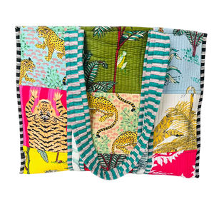 Bolso Tote de Hombro Acolchado 100% Algodón Hecho a Mano, Bolso de Viaje y Compras con Diseño Artesanal, Accesorio de Moda - Product Image 1