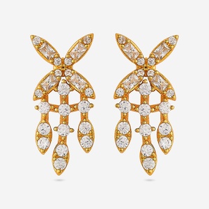 Pendientes de Plata 92.5 con Diseño de Candelabro, Accesorio de Moda 191468 - Product Image 1