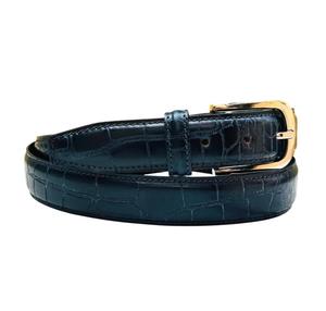 Ceinture classique pour homme avec texture de crocodile vintage, imprimée par transfert thermique, boucle en acier robuste et durable de style western pour un usage quotidien - Product Image 2