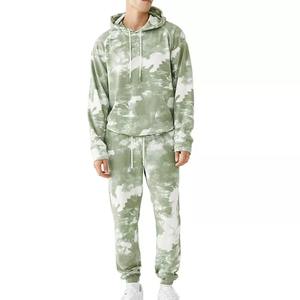 Chándal de algodón de gran tamaño unisex con logotipo personalizado Conjunto de chándal y sudadera con capucha para hombre para invierno - Product Image 5