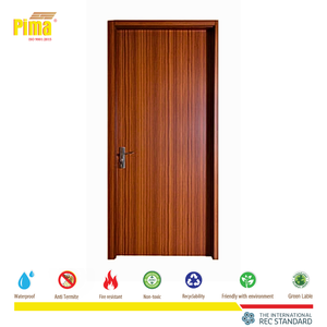 Portes battantes en composite bois-PVC de qualité supérieure Pima Slab avec garantie de 3 ans et caractéristiques imperméables pour les espaces de vie modernes - Product Image 1