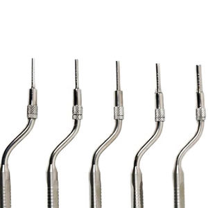 Juego de 5 Piezas de Osteótomos Cóncavos Curvos para Elevación de Seno Dental, Instrumentos Manuales de Acero Alemán, Accesorios de Perforación Surginexa CE - Product Image 2