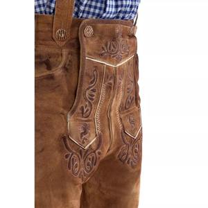 Lederhosen Bávaro de Fabricante Pakistaní, Cintura Media, Cierre de Botones, Ecológico, Unisex, para el Oktoberfest - Product Image 3